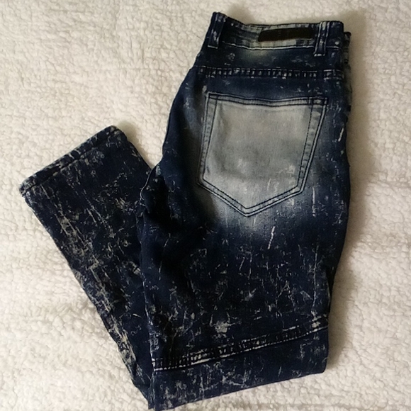 BLACK PREMIUM SIZE 28/30 STRETCH JEANS FOR MEN LIKE NEW! - Picture 1 of 8